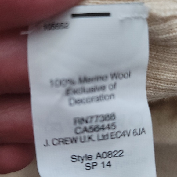 J.CREW merino wool sweater S - Picture 6 of 7
